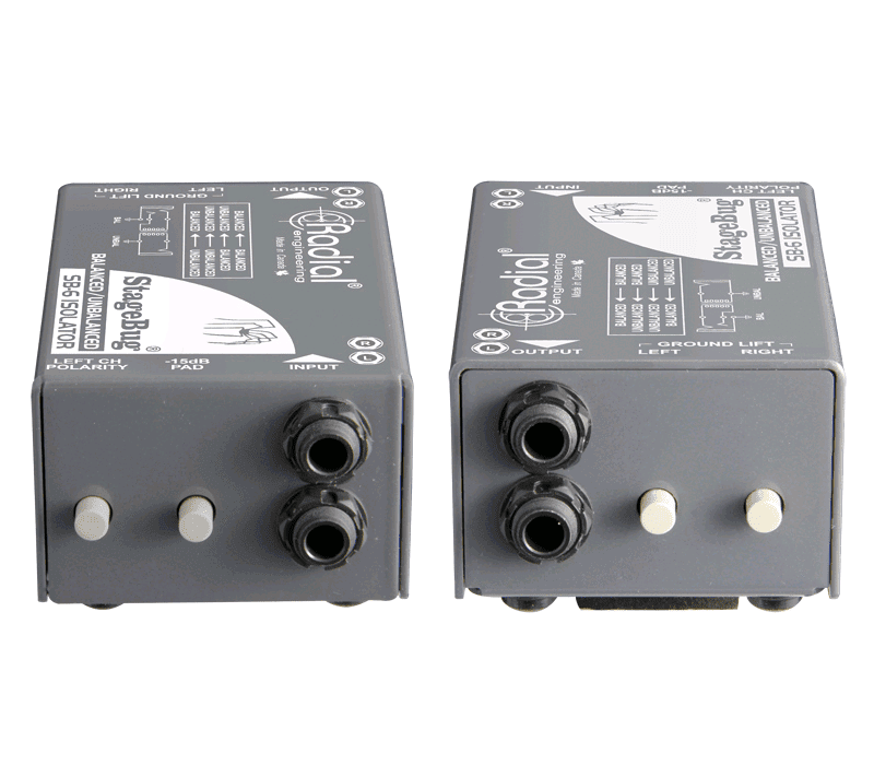 Radial Sb-6 Isolator High Performance 2-Channel Passive Audio Isolator - Red One Music
