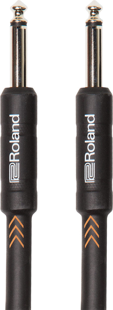 Roland RIC-B20 Black Series 1/4" Plug to 1/4" Plug Instrument Cable - 20'