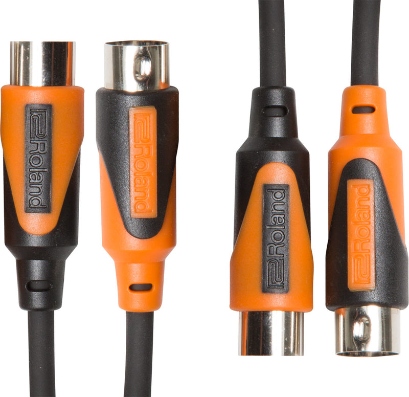 Roland RMIDI-B5-DUAL Black Series Dual MIDI Cable - 5'