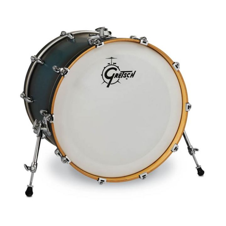 Gretsch Drums RN2-1822B-SABB Renown Grosse caisse 22x18 pouces (Satin Antique Blue Burst)