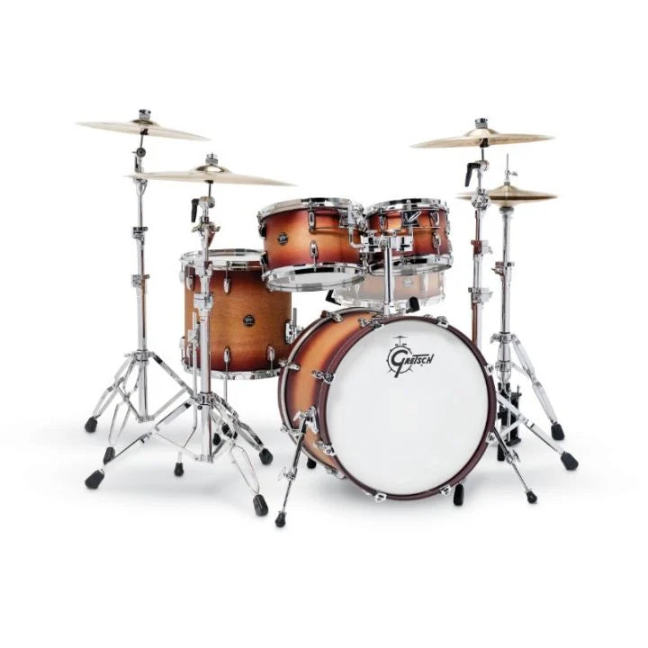 Gretsch Drum RN2-E604-STB Renown 4 pièces (10/12/14/20) Shell Pack (Satin Tobacco Burst)