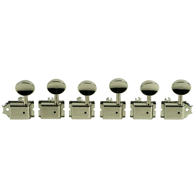 KLUSON KD-6T-NM Machines de réglage du bouton en métal ovale à gauche 6 - Nickel