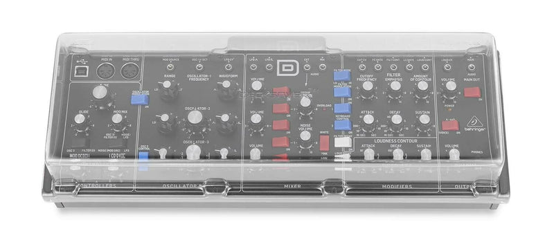 Decksaver DS-PC-MODELD Polycarbonate Cover for Behringer Model-D