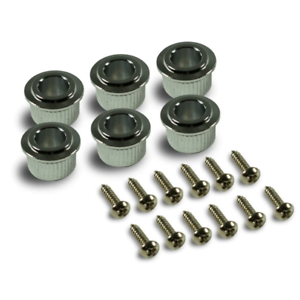 Kluson KRF-6BX-C Revolution Series Tuning Machines, F-Mount 6-In-Line w. Staggered Posts - Chrome
