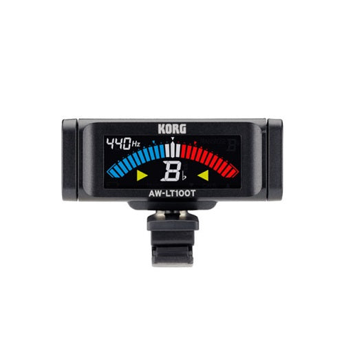 Korg AWLT100T Tuner Chromatic For Trumpet/Trombone Clip On (Black) - Red One Music