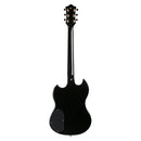 Guild NEWARK S-100 Polara Guitare électrique double pan coupé avec Guild Humbuckers - Noir