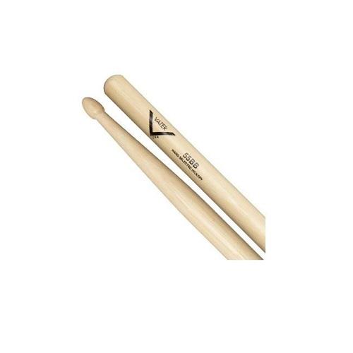Vater Vh55Bb 55Bb Hickory Drum Sticks With Acorn Tip - Red One Music