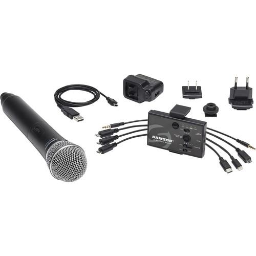 Samson Swgmmshhq8 Digital Wireless System With Q8 Dynamic Handheld Mictransmitter - Red One Music