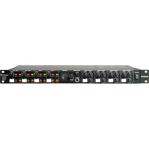 Samson S-Zone Samsons Zone 4 Channel 4 Zone Stereo Mixer - Red One Music