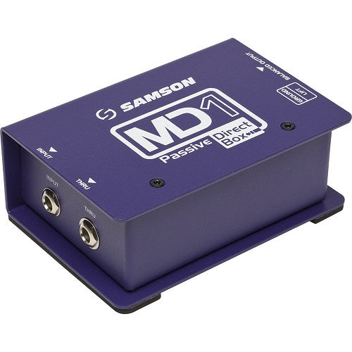 Samson Md1 Single Channel Passive Direct Box - Red One Music