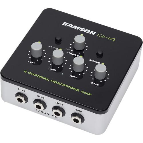 Samson Qh4 Headphone Amplifier - Red One Music