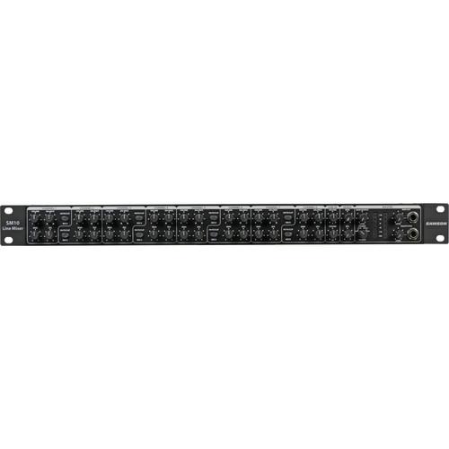 Samson Sm10 Rackmount 10-Channel Line Mixer - Red One Music