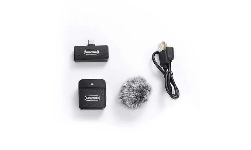 Système de microphone sans fil à double canal Saramonic Blink100-B5 - USB-C