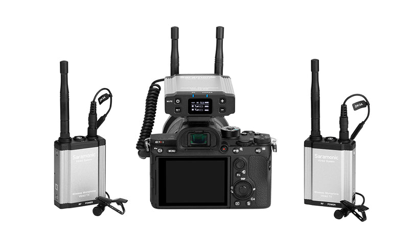 Saramonic VLINK2-KIT2 2.4 GHz Wireless Microphone System