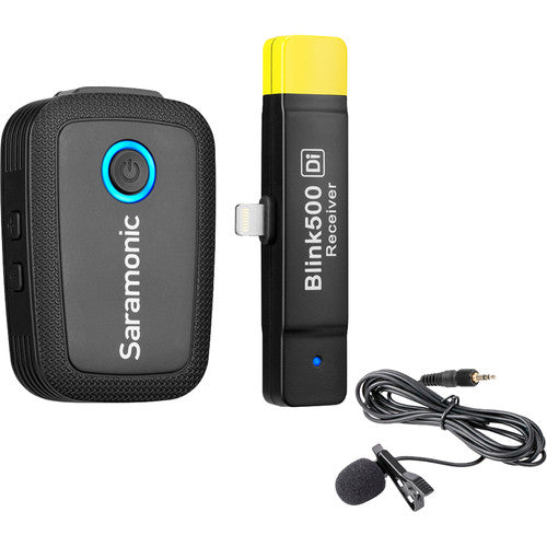 Saramonic Blink 500 B3 Digital Wireless Omni Lavalier 2.4 GHz Microphone System for Lightning iOS Devices