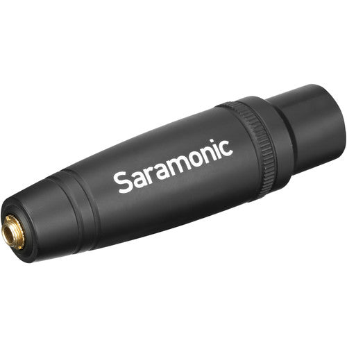 Saramonic C-XLR+ 3.5mm TRS Female to XLR Male Adapter w/ Phantom Power Converter