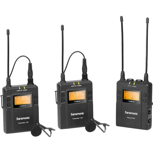 Saramonic UHFWIRELESS 2-Person Camera-Mount Wireless Omni Lavalier Microphone System (514 to 596 MHz)