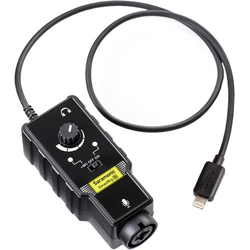 Saramonic SMARTRIG+DI Single-Channel Mic & Guitar Interface w/ Lightning Connector for iOS Devices