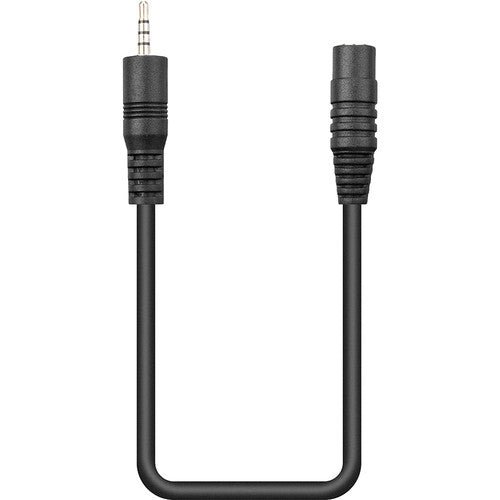 Saramonic SR-25C35 3.5mm Female to 2.5mm Male Adapter Cable for 2.5mm DSLR Cameras
