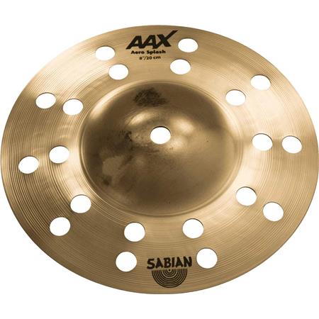Sabian 208XACB AAX Aero Splash Cymbal - Extra-Thin Brilliant Finish - 8"
