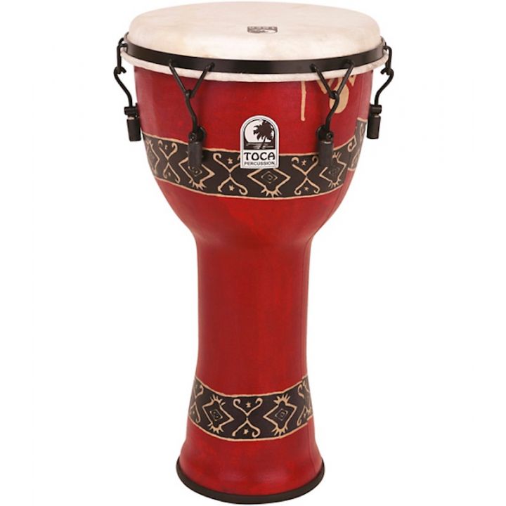Toca SFDMX-14RPB Freestyle Mechanically Tuned 14" Djembe - Bali Red