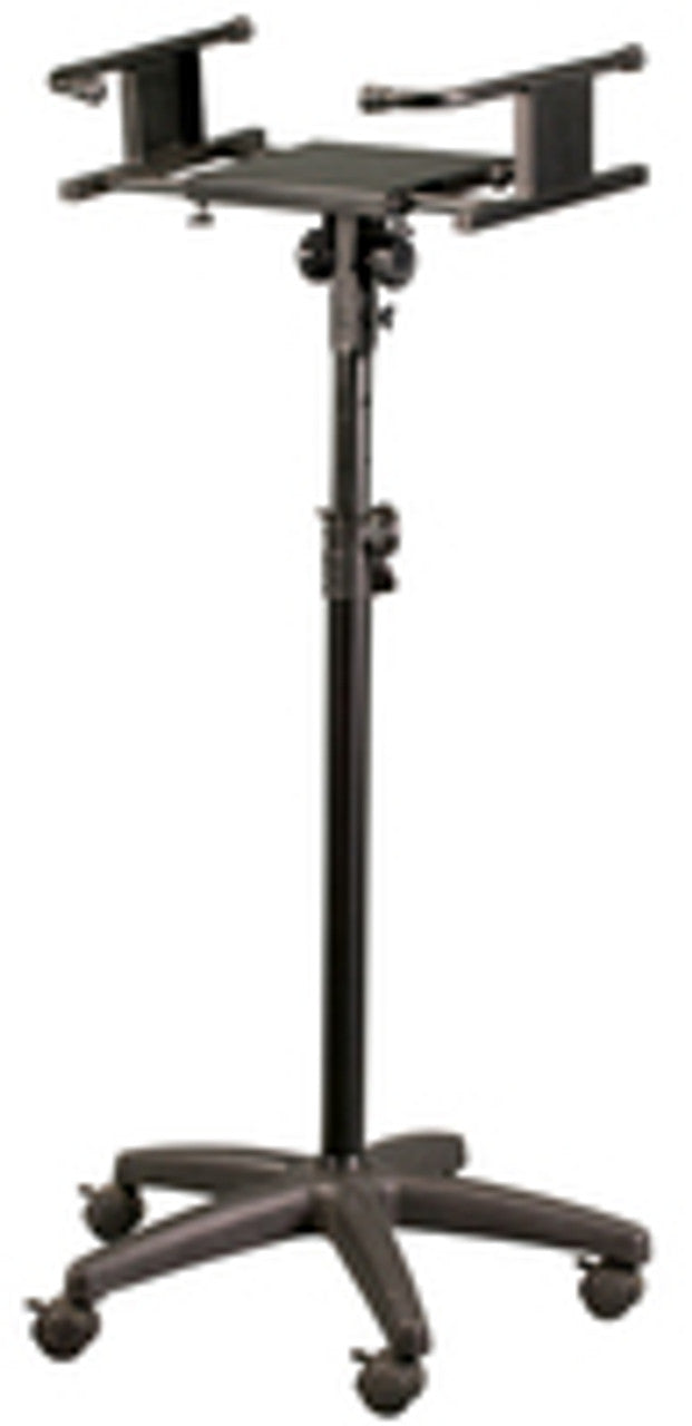 Yorkville SKS-500B Adjustable Studio Monitor Stand w/ Wheels
