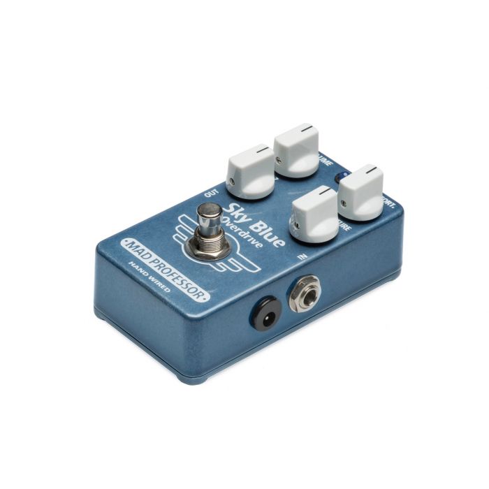 Professeur fou Sky Blue Overdrive Guitar Effets pédale - Terre à main