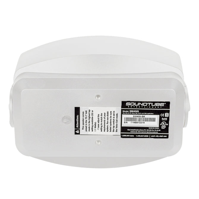SoundTube SM400i Surface Mount Speaker - 4" (White)