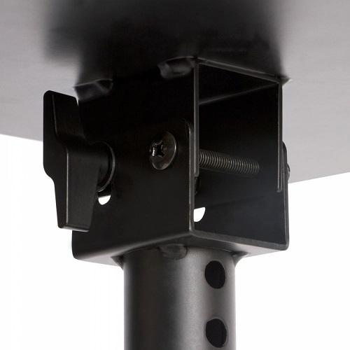 On-Stage Sms4500-P Desktop Monitor Stands Pair Monitor Stands 9X12 - Red One Music