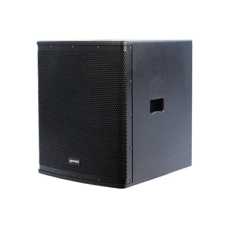 Gemini ZRX-S18P Professional Powered Subwoofer, 1600W Peak Class D Power - 18"