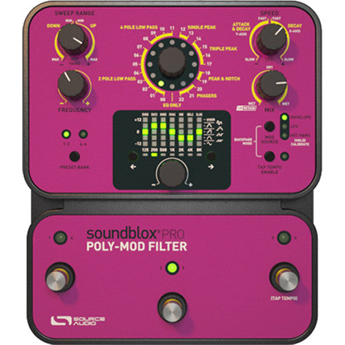 Source Audio SA144 Soundblox Pro Poly-mod Filter Pedal - Red One Music