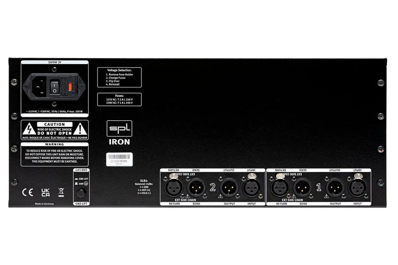 SPL IRON v2 Tube Mastering Compressor (All Black)