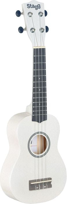 Stagg US-WHITE Soprano Ukulele (White)