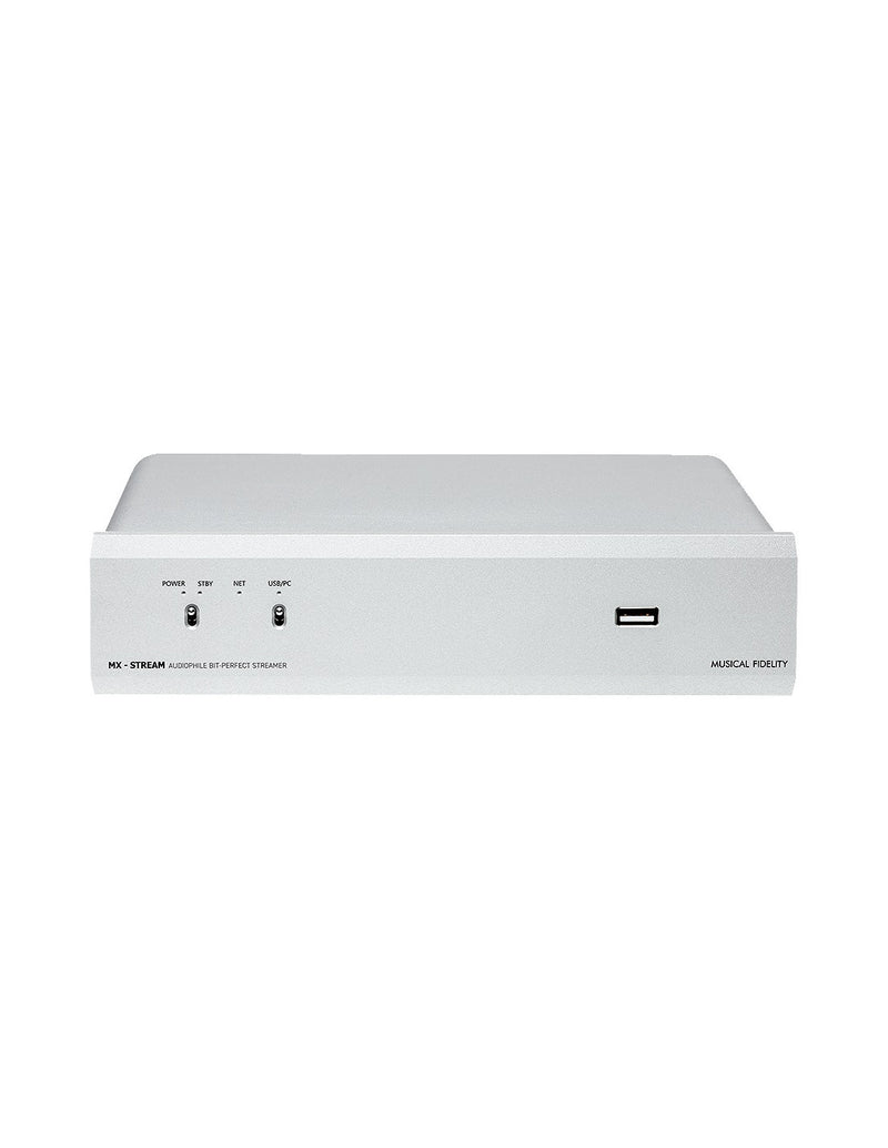 Musical Fidelity MUFSTRMXSTRSI MX-STREAM High-End Zero Jitter Audio Optimized Streamer - Silver