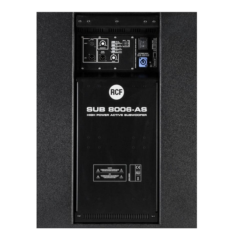 RCF Sub 8006-As Active High Power Subwoofer - Red One Music