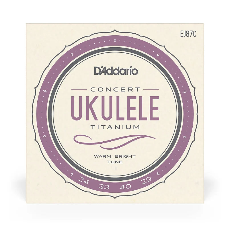 D'Addario EJ87C Titanium Concert Ukulele Strings