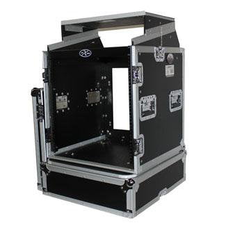 Prox T-12MRLT DJ Combo Flight Case W Laptop Shelf Amp Casters - Red One Music
