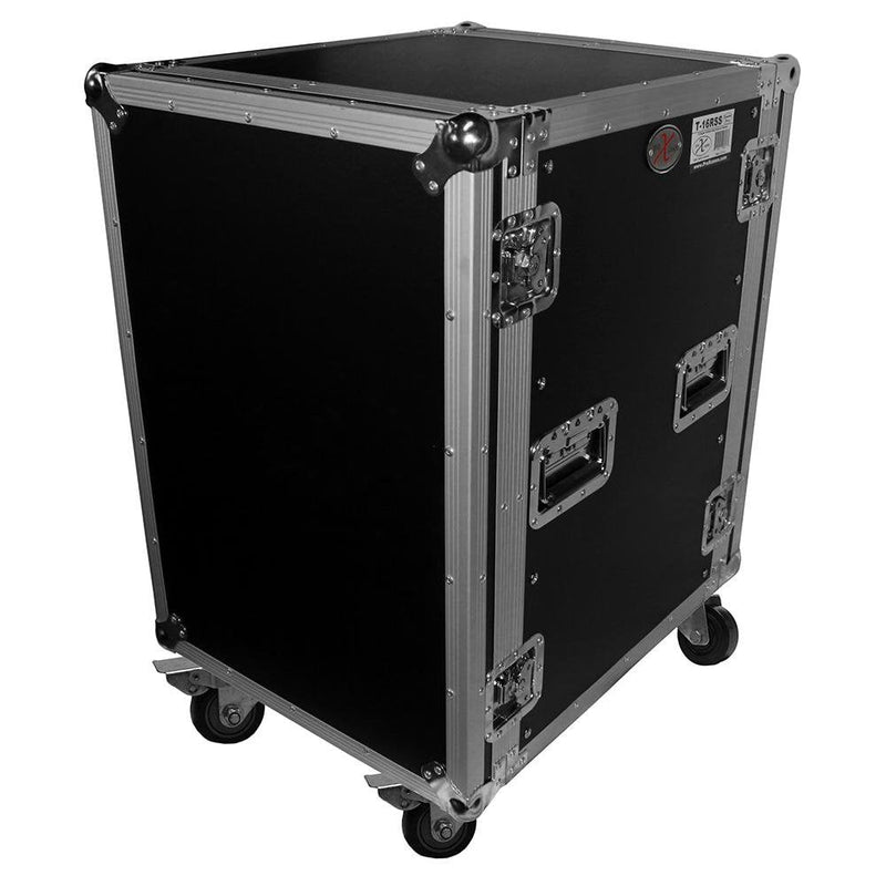Prox T16Rss 16U Rack Case 19In Deep W Casters - Red One Music