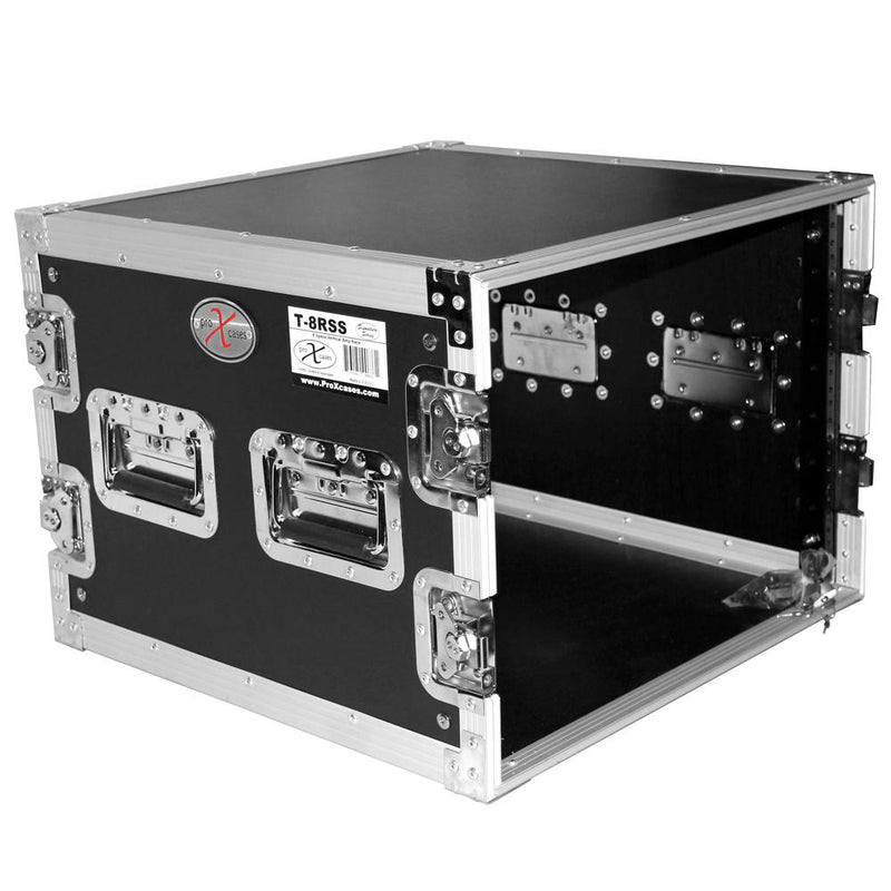 Prox T-8RSS 8U Rack Case 19In Deep - Red One Music