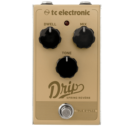Tc Electronic Drip-Spring Retro Spring Reverb Effects Pedal - Red One Music