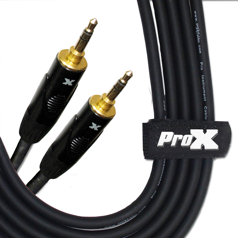 ProX XC-MM05 Balanced TRS-M Mini 1/8" to TRS-M Mini 1/8" High-Performance Audio Cable - 5 Ft.