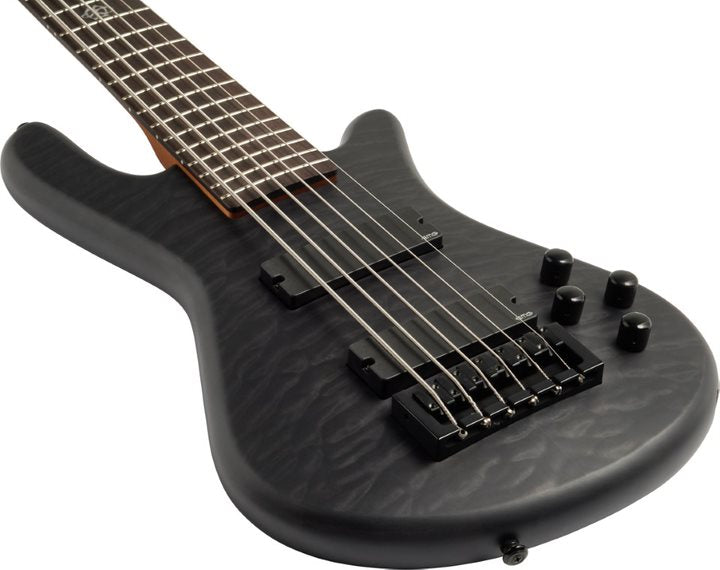 Spector nspulse6bsm ns Pulse 6-cordes Basse électrique avec des micros EMG - coloration noire mate