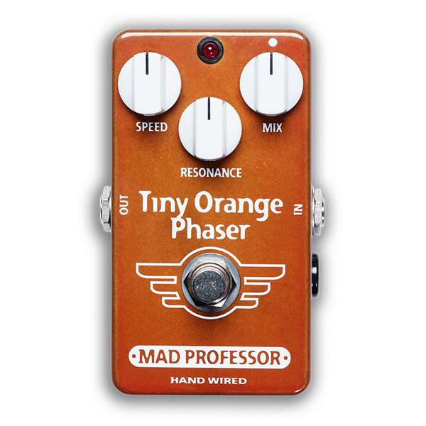 Professeur fou Tiny Orange Phaser Guitar Effets Pédale - Terre à main
