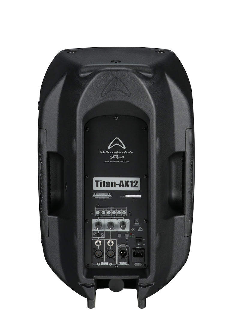 Wharfedale TITAN-AX12-BLACK Active 2-Way Bi-Ampliﬁed Cabinet - 12” (Black)