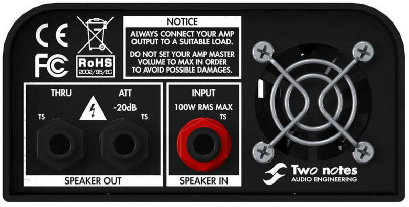 Two Notes TNCAPTOR16 Torpedo Captor Reactive Loadbox DI and Attenuator - 16 ohm