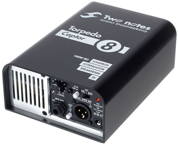 Two Notes TNCAPTOR8 Torpedo Captor Reactive Loadbox DI and Attenuator - 8 ohm