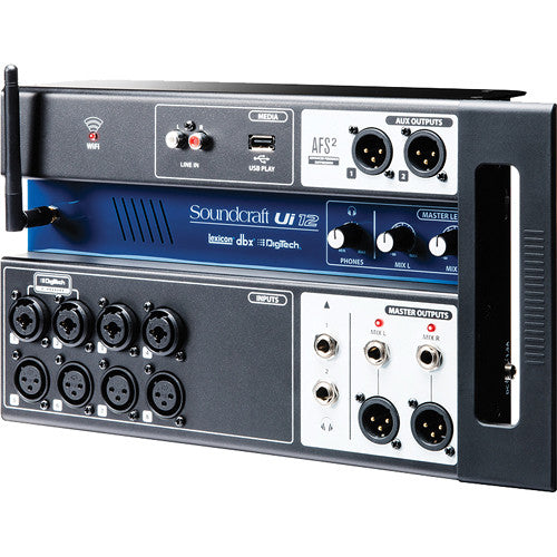 Soundcraft UI-12 12-Input Remote-Controlled Digital Mixer - Red One Music