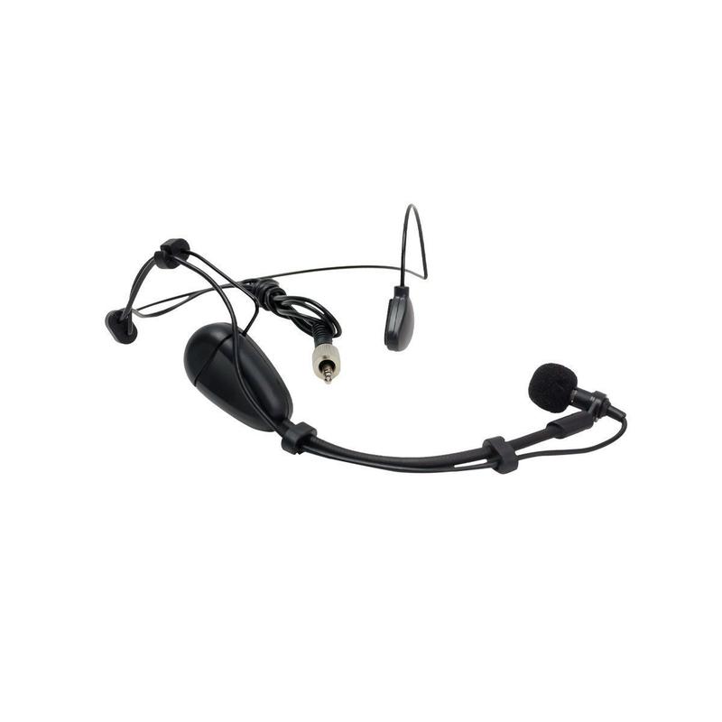 Gemini UHF-6100HL Single Channel Wireless PLL System, Includes UHF Receiver, Beltpack Transmitter and Headset Lavalier Microphone