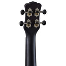 Luna UKE VMS BKS Vintage Mahogany Soprano Ukulele (Black Satin)