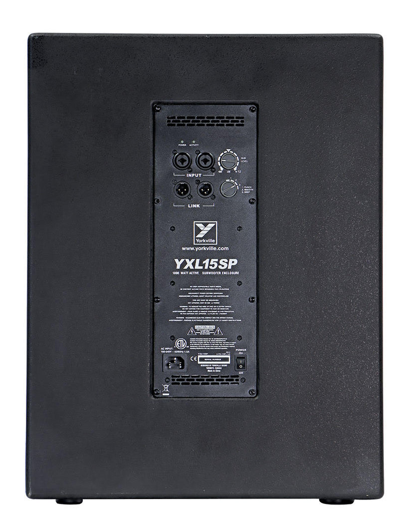 Yorkville YXL15SP 1000W Powered Subwoofer - 15"
